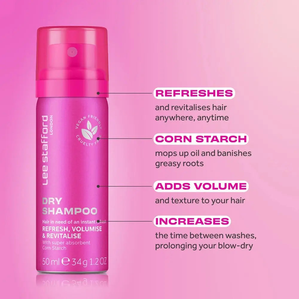 LEE STAFFORD Trockenshampoo Express Refresh - Sofortiges Volumen und Talgabsorption, 50 ml