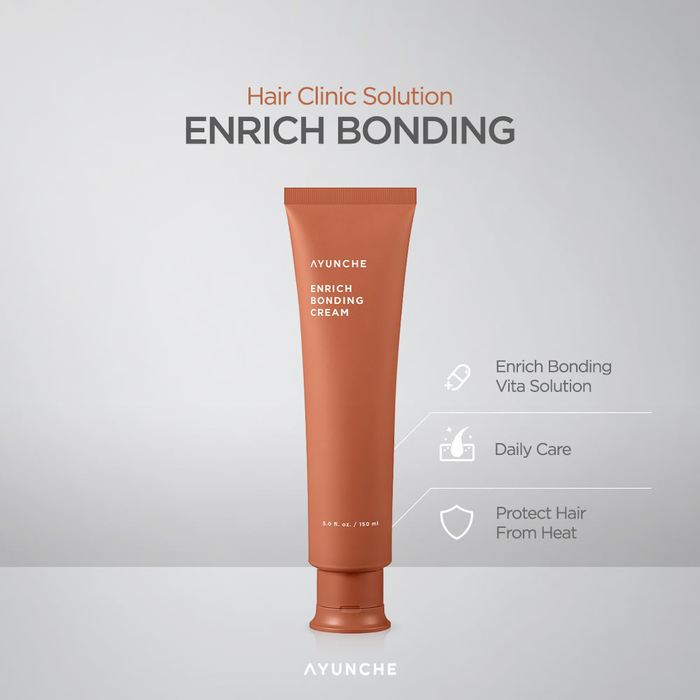 AYUNCHE Enrich Bonding Cream Haarcreme - Glättung und Schutz, 150 ml