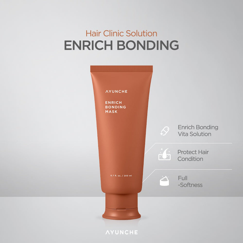 AYUNCHE Enrich Bonding Mask Haarkur - Nährung und Elastizität, 200 ml