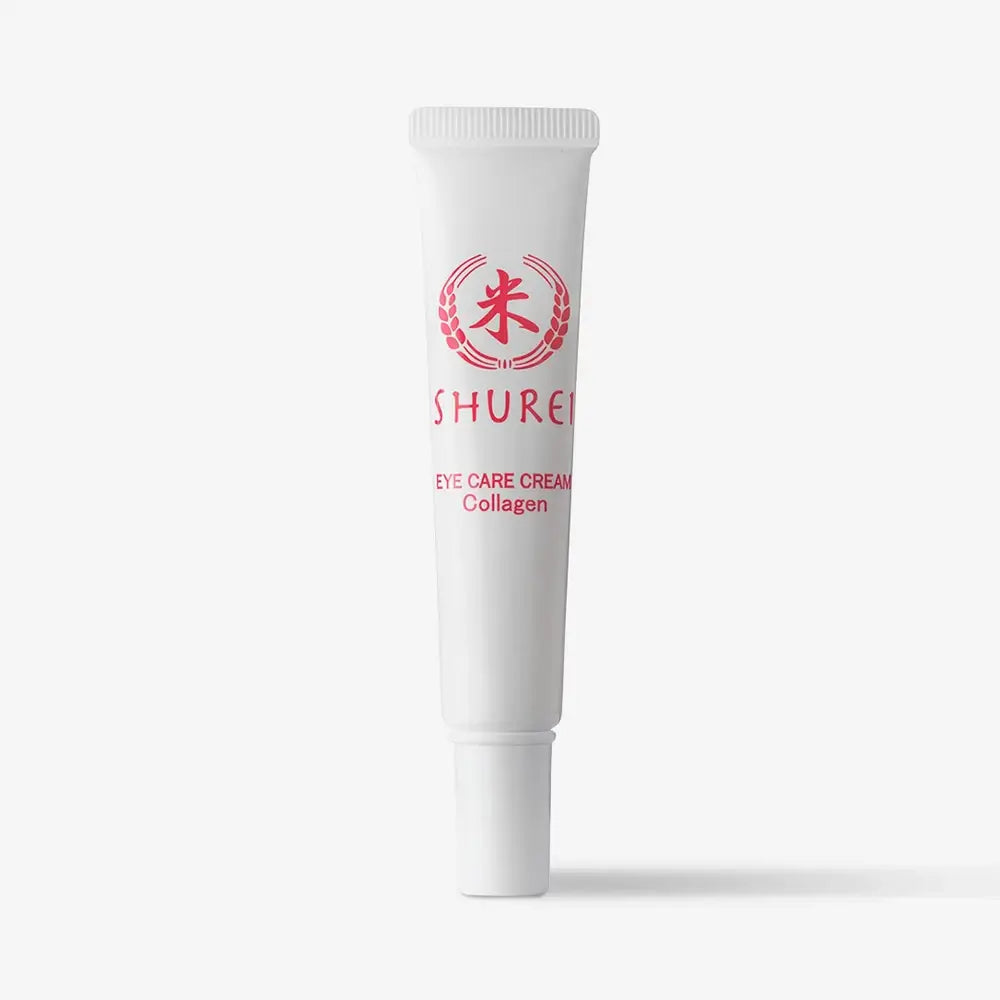 SHUREI Augenpflegecreme Kollagen - Augencreme mit hydrolysiertem Kollagen, das zur Reduzierung der Faltenfeuchtigkeit beiträgt und das samtige Aussehen der Augenpartie erhält - 15 gr