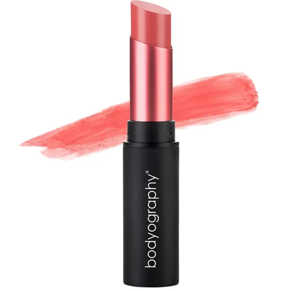 BODYOGRAPHY Fabric Texture - Lippenstift formuliert mit Jojobaöl und Kokosöl, der zur Lippenfeuchtigkeit und zum Komfort beiträgt - 4,5 g - Silk