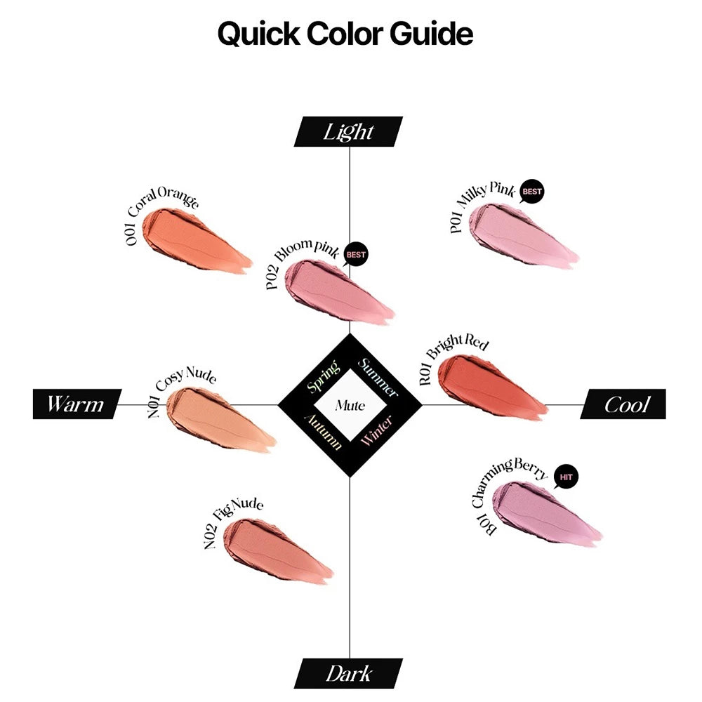 TFIT Fluffy Velvet Cushion Blush - N01 Cozy Nude