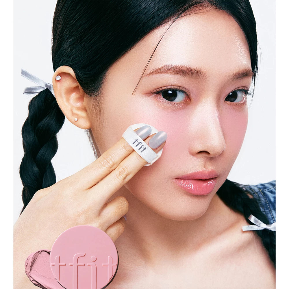 TFIT Fluffy Velvet Cushion Blush - P01 Milky Pink