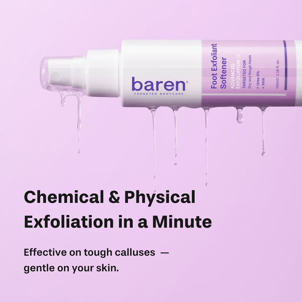 BAREN Foot Exfoliant Softener, 100 ml