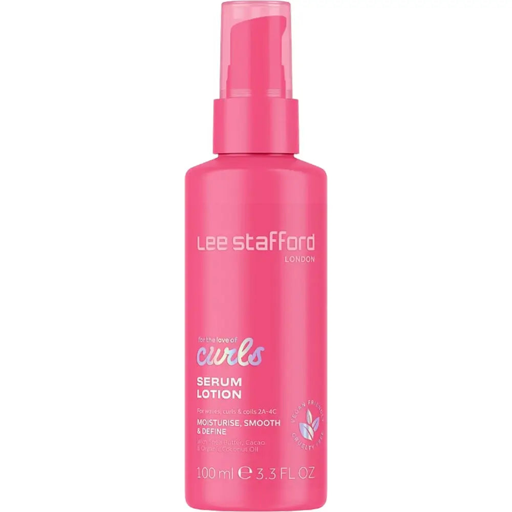 Lee Stafford For The Love Of Curls Serum für Locken 100 ml - Feuchtigkeit und Anti-Frizz mit Sheabutter und Kokosöl, 100 ml