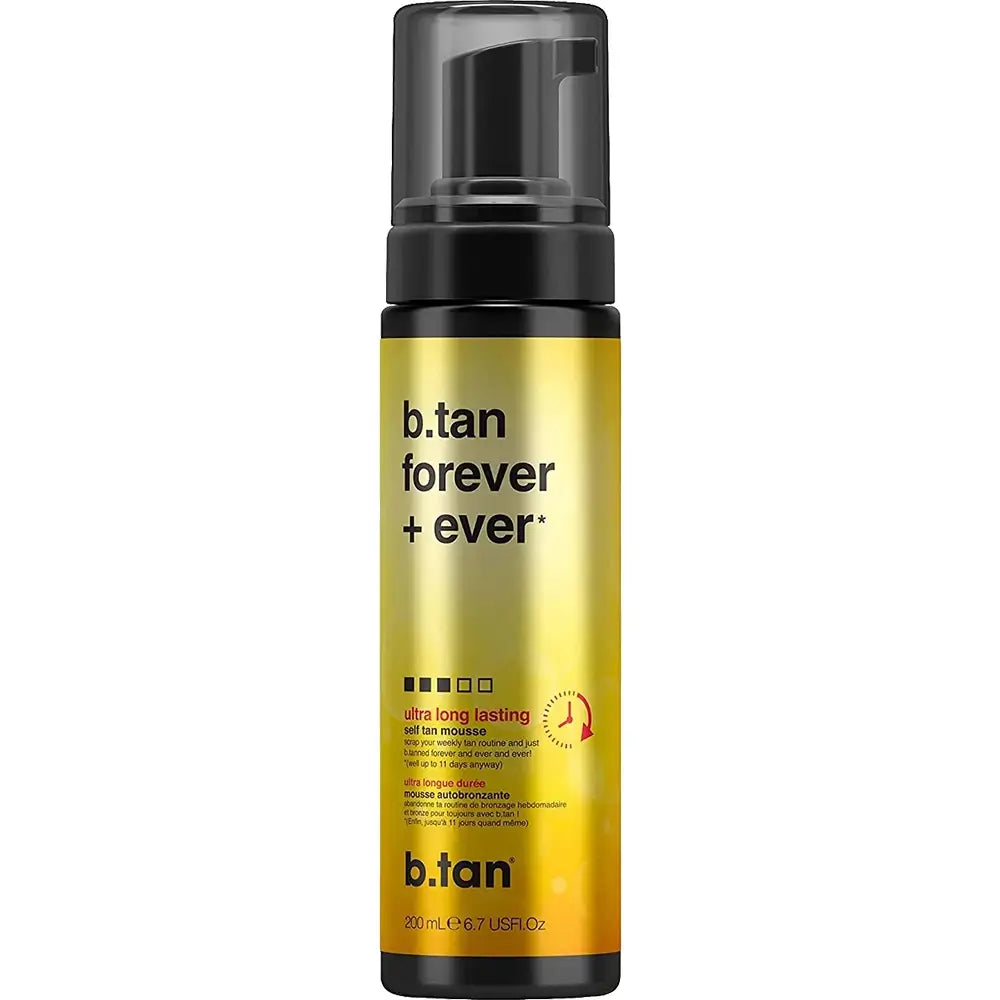 B.tan Forever + Ever Selbstbräunungsmousse Stufe 3 - Intensive Bräune und Glanz für bis zu 11 Tage, 200 ml