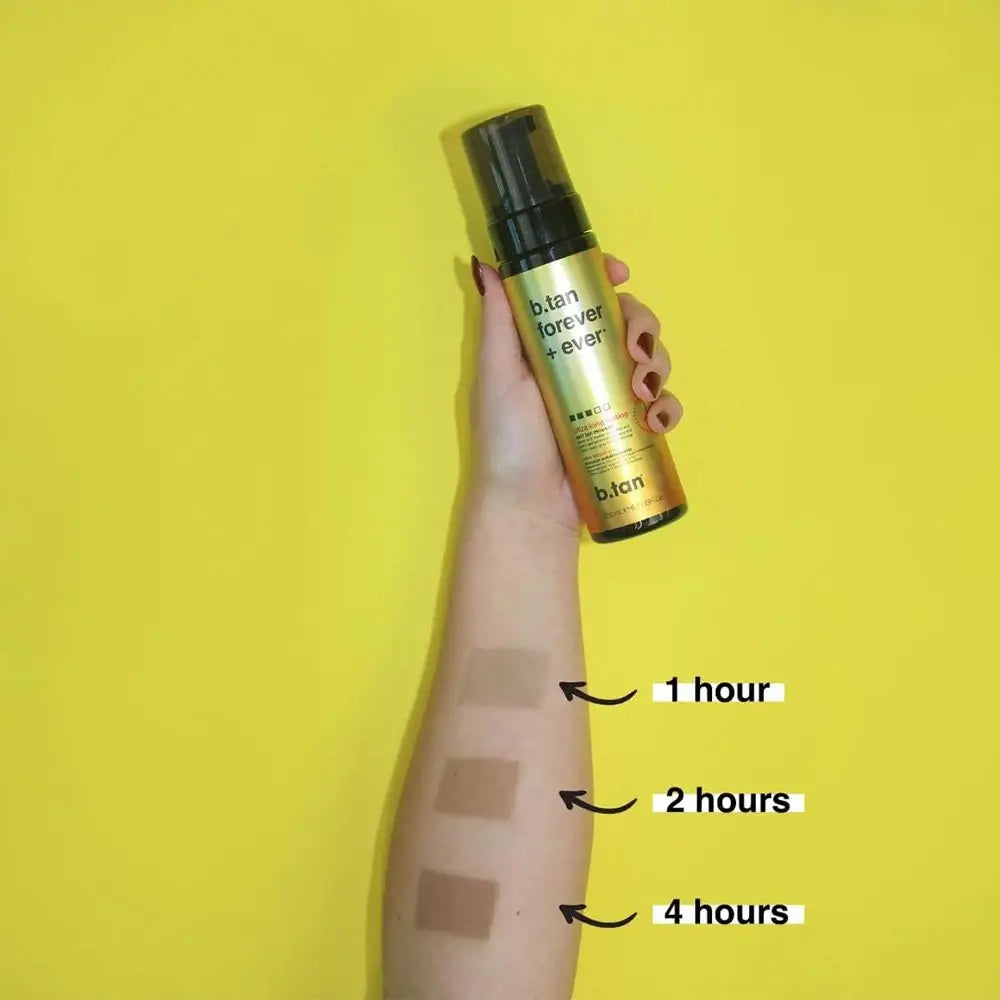 B.tan Forever + Ever Selbstbräunungsmousse Stufe 3 - Intensive Bräune und Glanz für bis zu 11 Tage, 200 ml