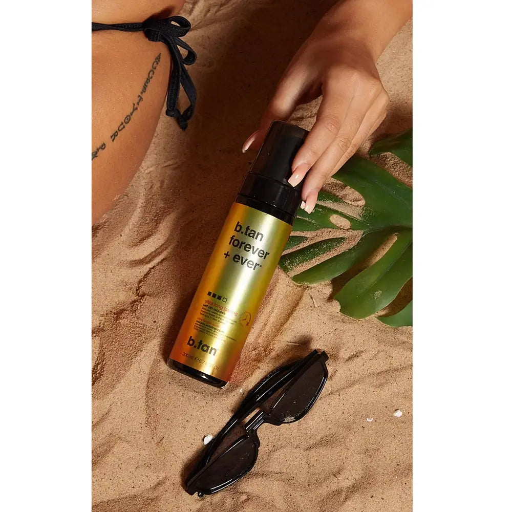 B.tan Forever + Ever Selbstbräunungsmousse Stufe 3 - Intensive Bräune und Glanz für bis zu 11 Tage, 200 ml