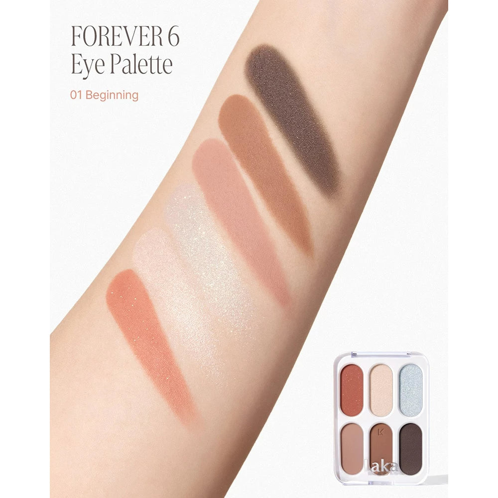 LAKA Forever6 Eye Palette - 01 Beginning