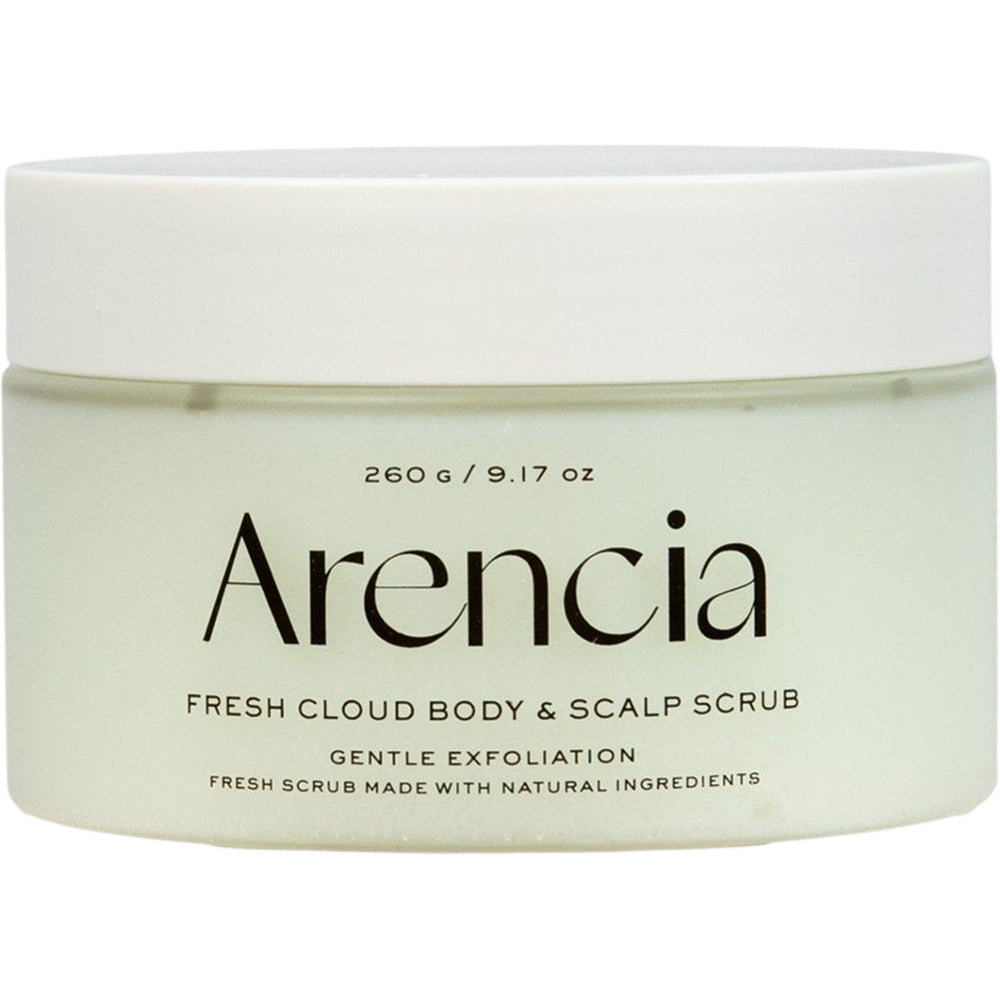 ARENCIA Fresh Cloud Körper- und Kopfhautpeeling Geranie und Nachtkerze, 260 g