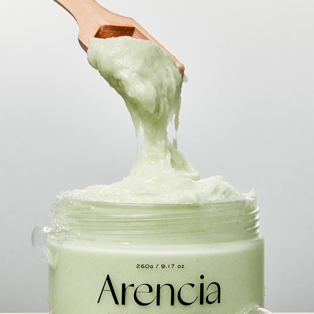 ARENCIA Fresh Cloud Körper- und Kopfhautpeeling Geranie und Nachtkerze, 260 g