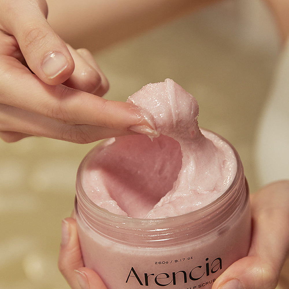 ARENCIA Fresh Cloud Körper- und Kopfhautpeeling Lavendel und Birne, 260 g