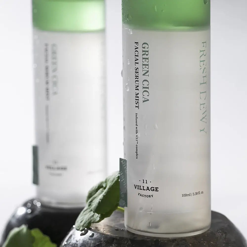 VILLAGE 11 FACTORY Fresh Dewy Green Cica Facial Serum