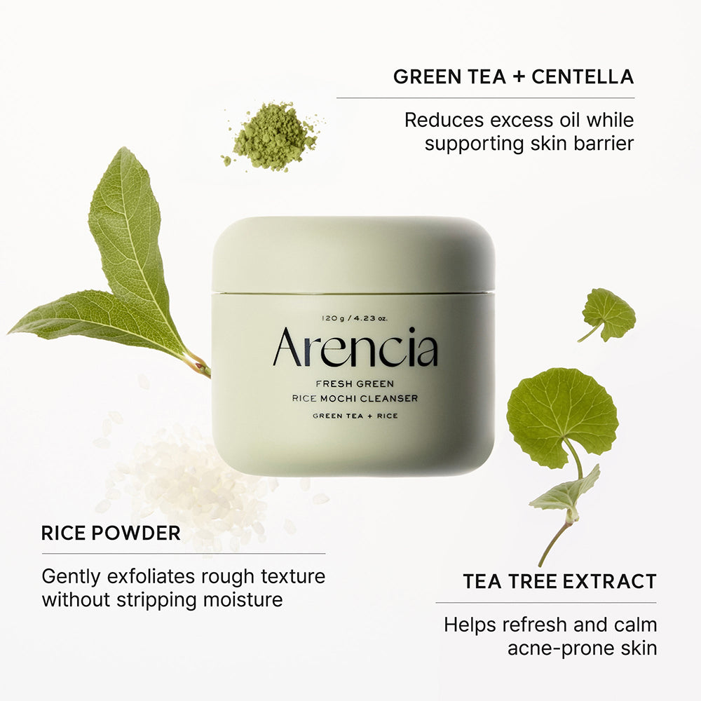 ARENCIA Frischer Grüner Reis Mochi Reiniger, 120 gr