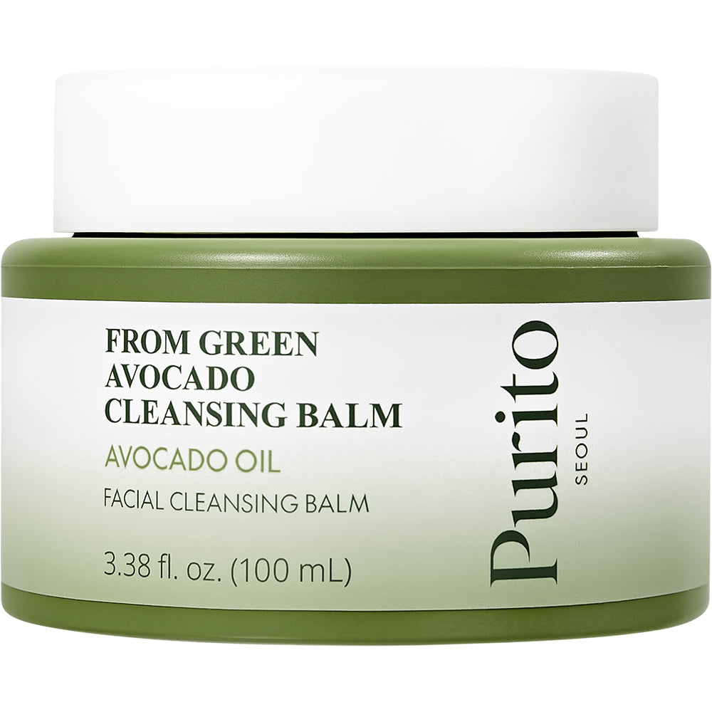 PURITO From Green Avocado Cleansing Balm - Reinigungsbalsam mit Avocadoöl und Grünkolextrakt zur Entfernung von Sonnenschutz, Schmutz und Unreinheiten - 100 ml