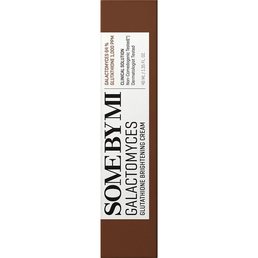 SOME BY MI Galactomyces Glutathione Brightening Cream - Gesichtscreme mit Galactomyces-Ferment und Glutathion zur Feuchtigkeitsversorgung trockener Haut und zur Erhaltung der Hautvitalität - 40 ml