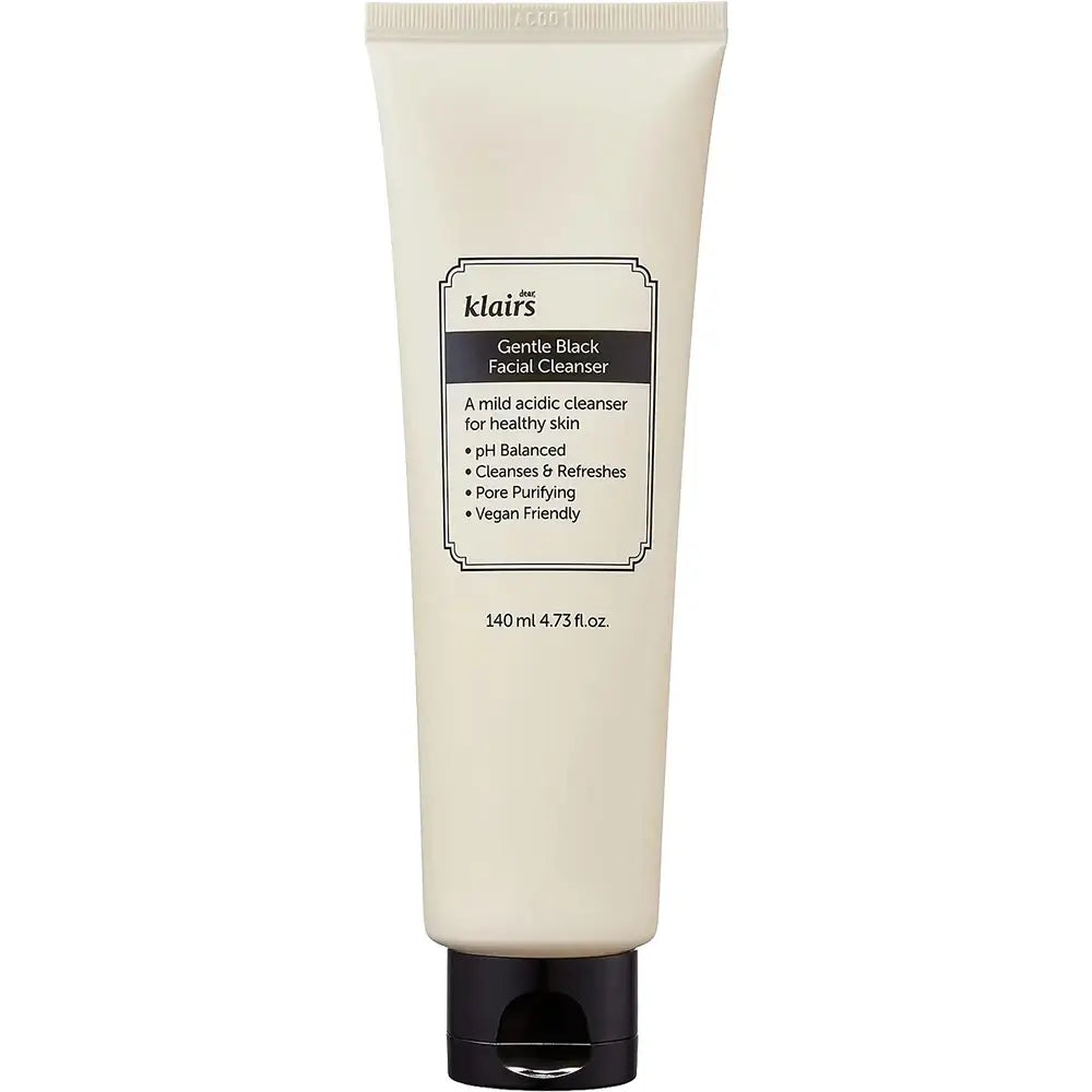 Dear Klairs Gentle Black Gesichtsreinigungsschaum - sanfte Reinigung und intensive Feuchtigkeit, 140 ml