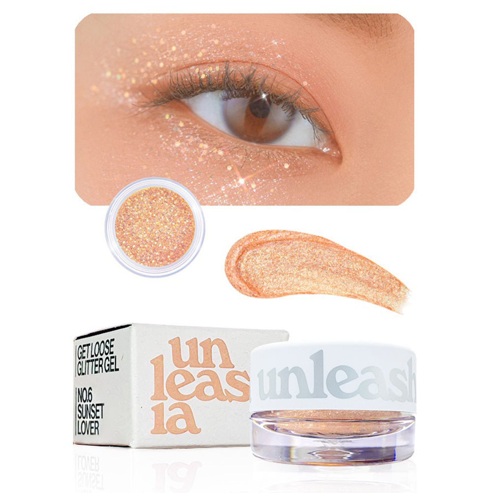 UNLEASHIA Get Loose Glitter Gel Mini - Nr. 6 Sunset Lover