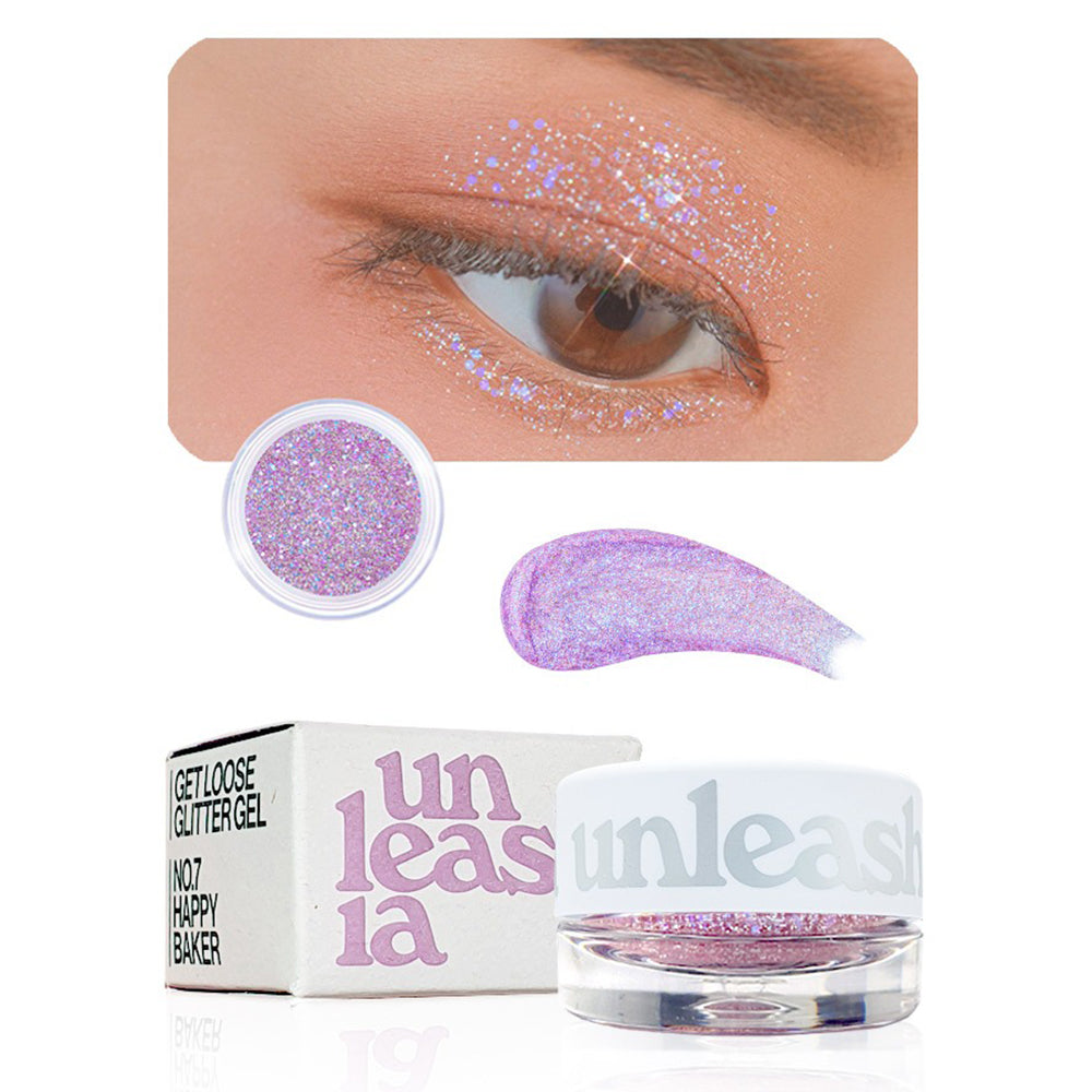 UNLEASHIA Get Loose Glitter Gel Mini - No. 7 Happy Baker