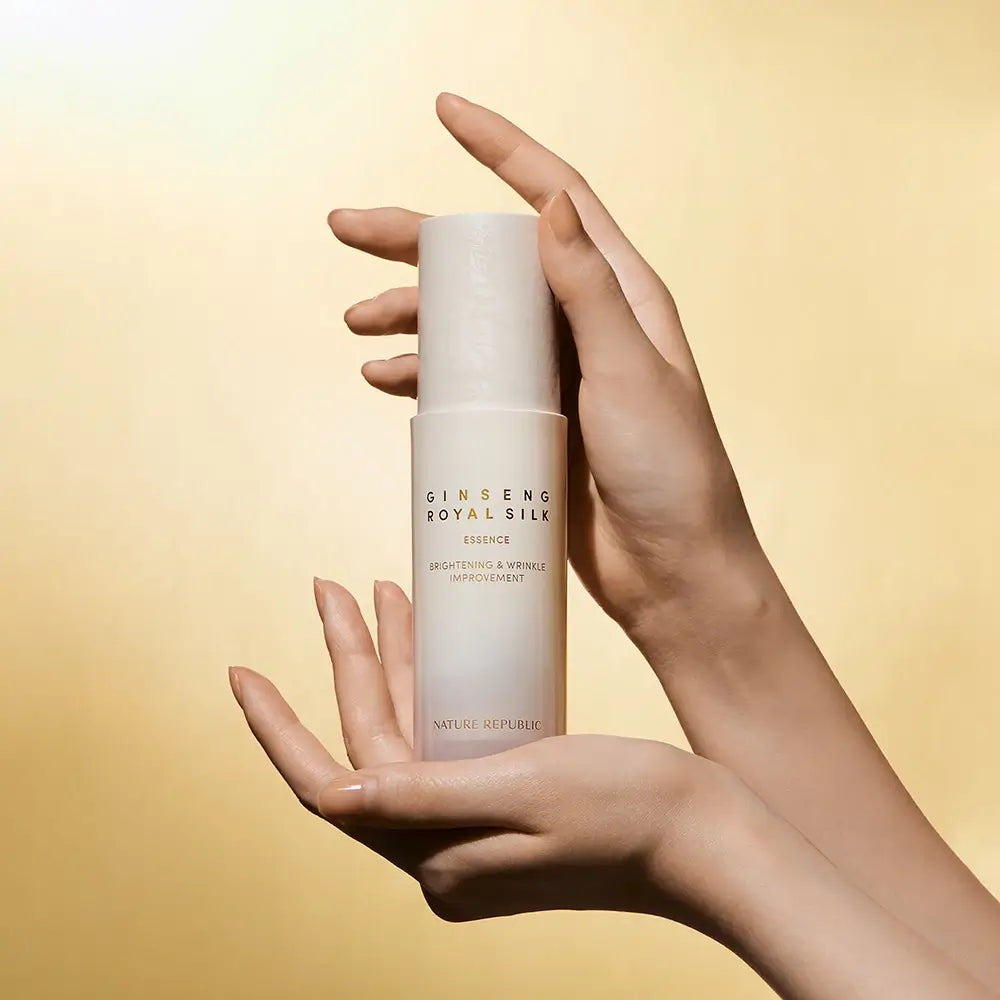 NATURE REPUBLIC Ginseng Royal Silk Essenz für das Gesicht Aufhellend - Intensive Nährstoffe und Glanz, 40 ml