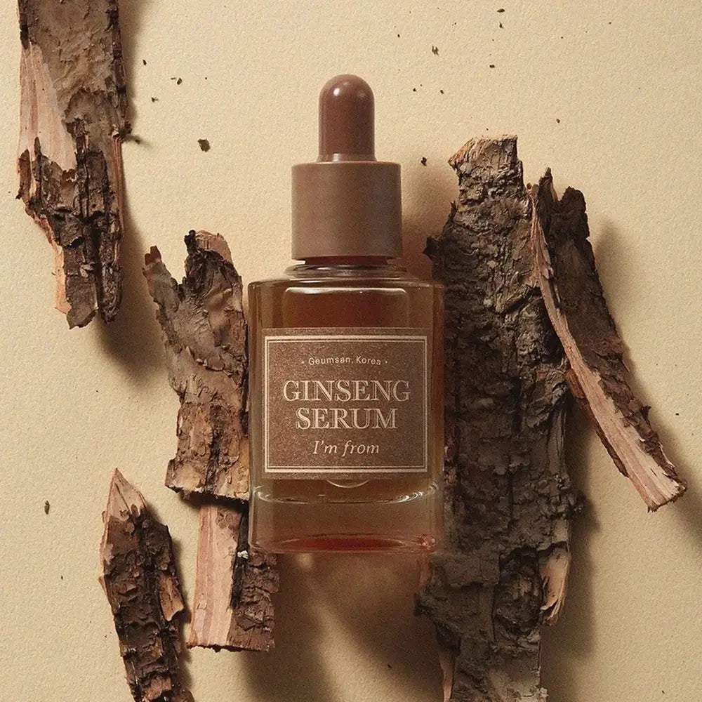 I'M FROM Ginseng Serum - Hautserum mit Rotem Ginseng-Extrakt und Panax Ginseng Samenöl, das zu Hautfeuchtigkeit und Hautkomfort beiträgt - 30 ml