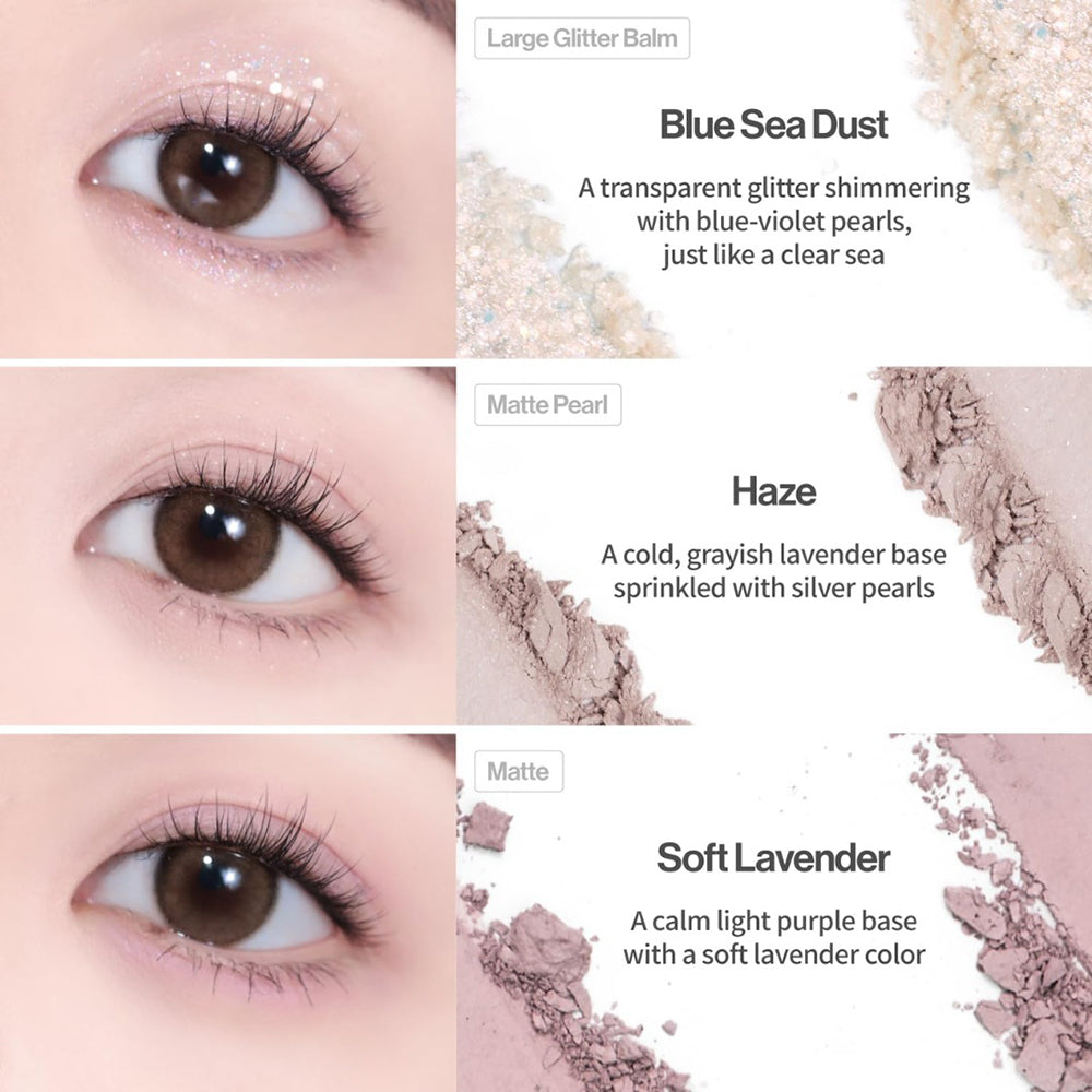 UNLEASHIA Glitterpedia Eye Palette - No. 4 All of Lavender Fog