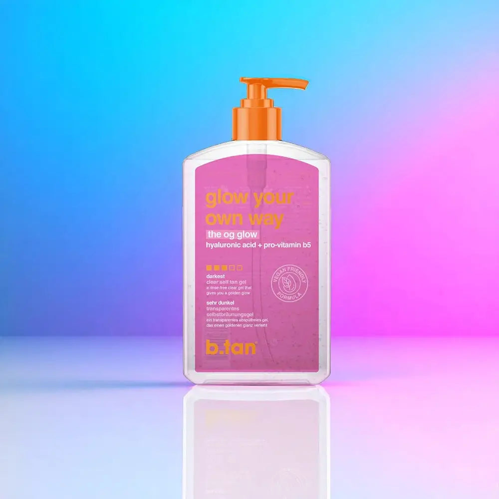 B.tan Glow Your Own Way Selbstbräunungsgel Transparent