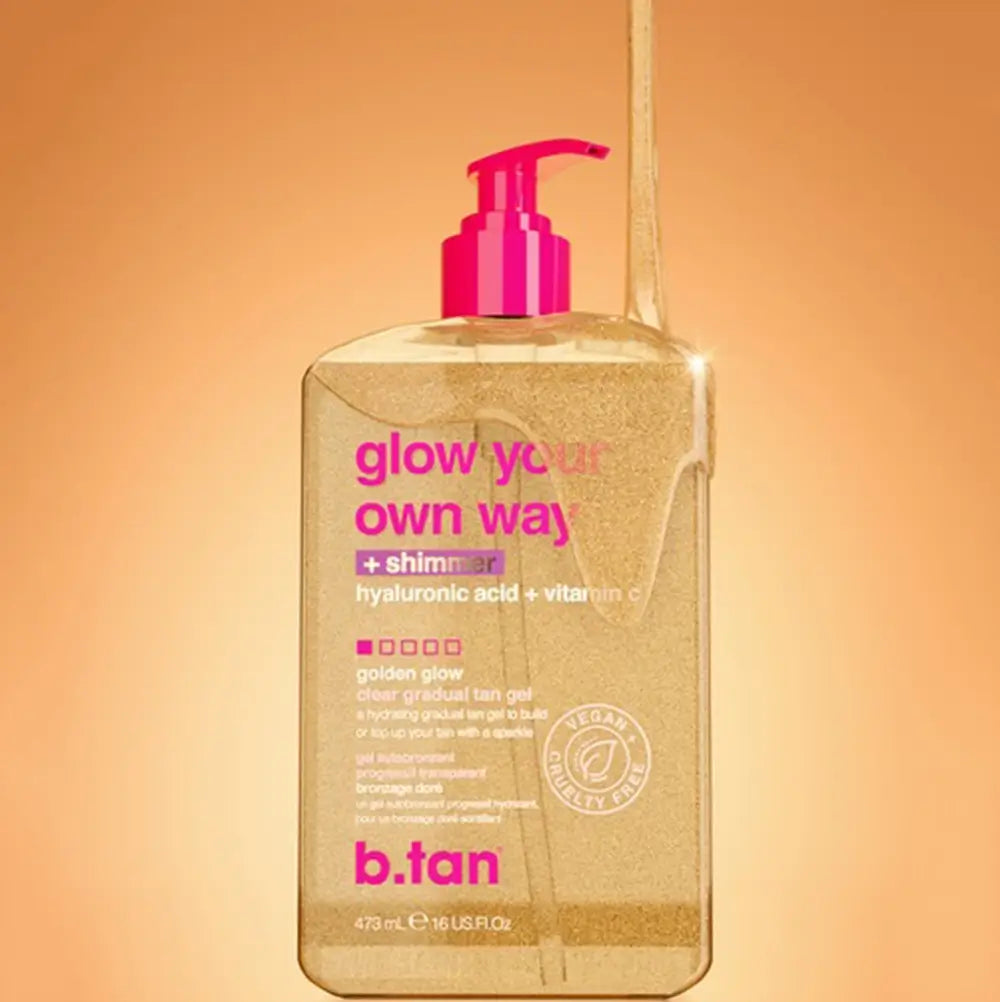 B.tan Selbstbräunungs-Gel mit goldenem Schimmer