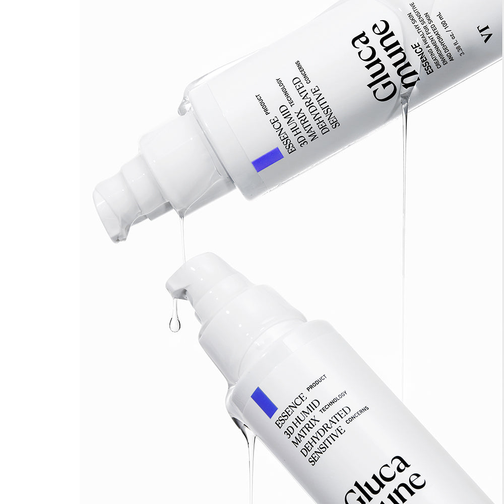 VT COSMETICS Glucamune Essence - Essenz mit Panthenol und Allantoin zur Hautfeuchtigkeit und Hautkomfort - 100 ml