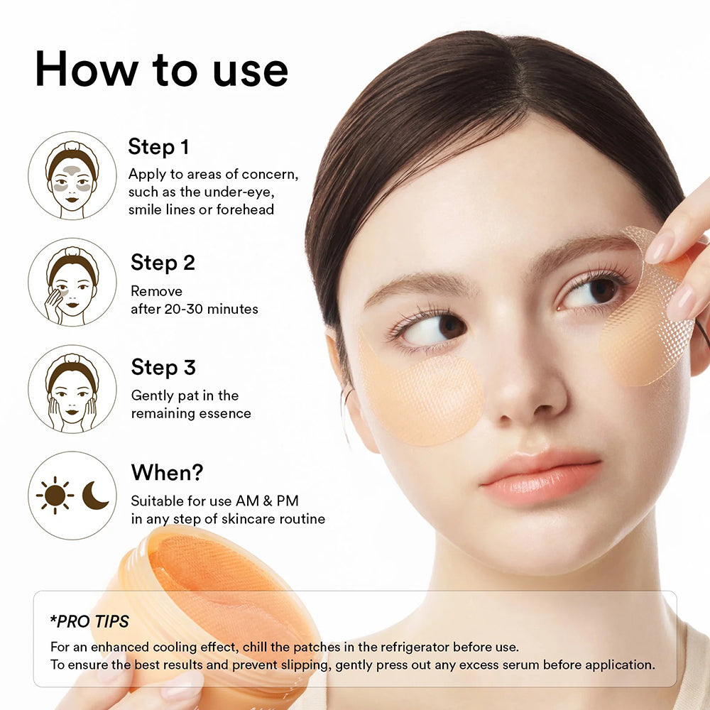 Glutathion Kojicsäure Augenpads Vita Jelly Augenmaske 60 Stk.