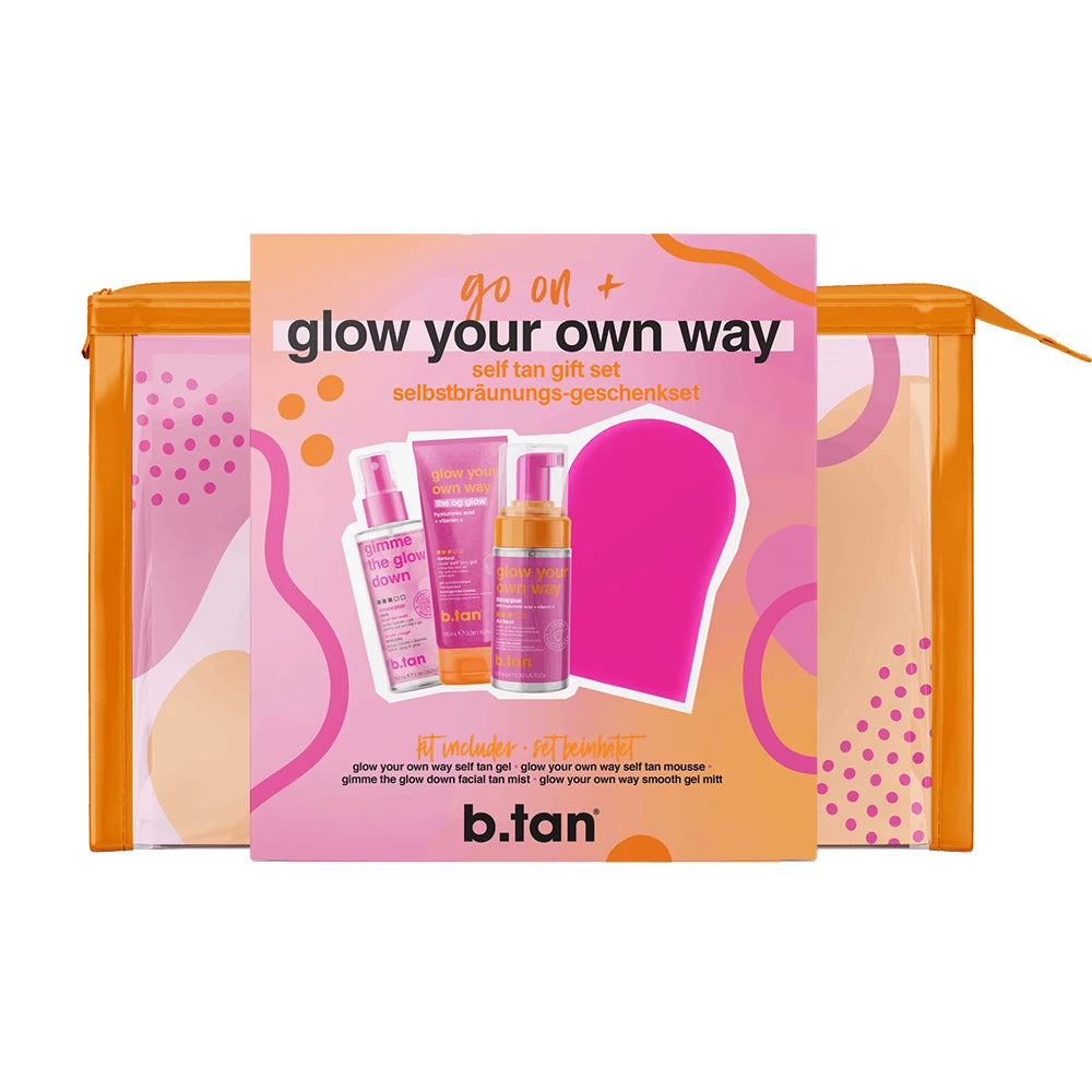 B.tan Go On and Glow Your Own Way Selbstbräuner-Set