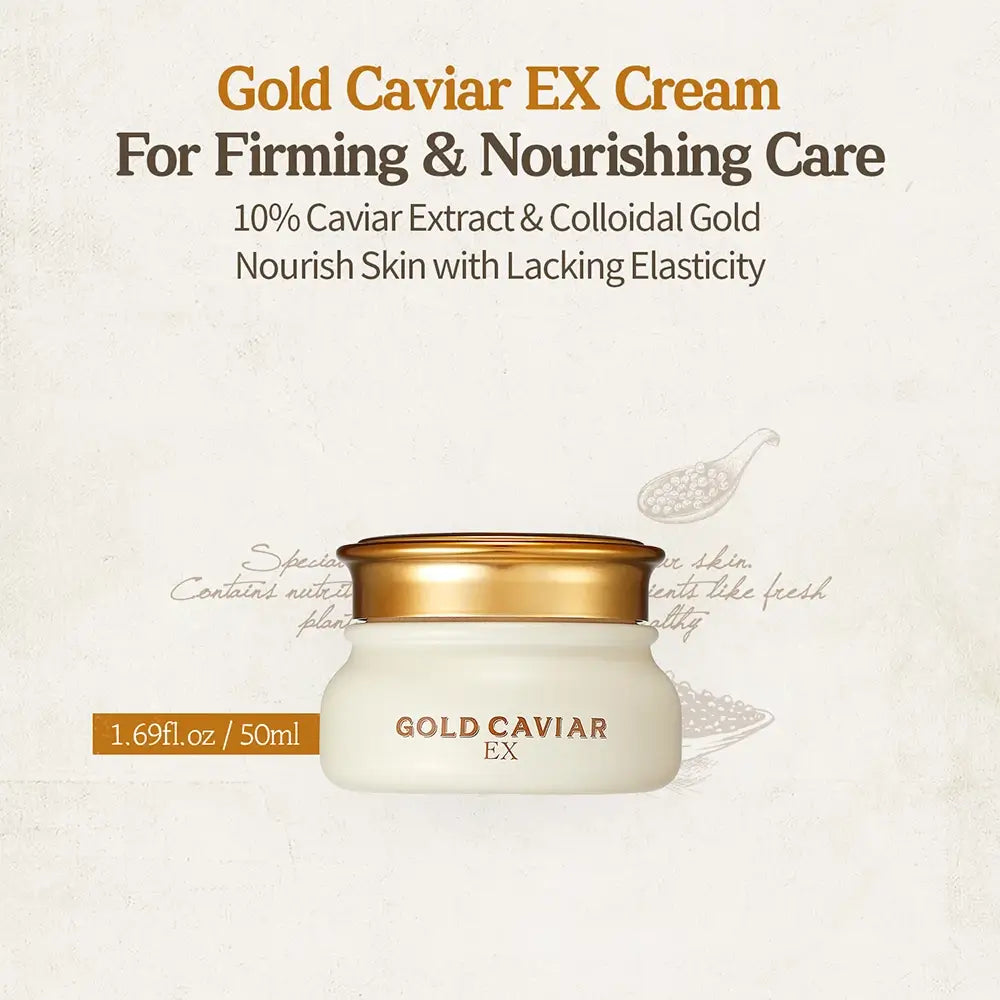 Gold Caviar Ex Creme Gesichtscreme mit Gold- und Kaviar-Extrakt 50 ml