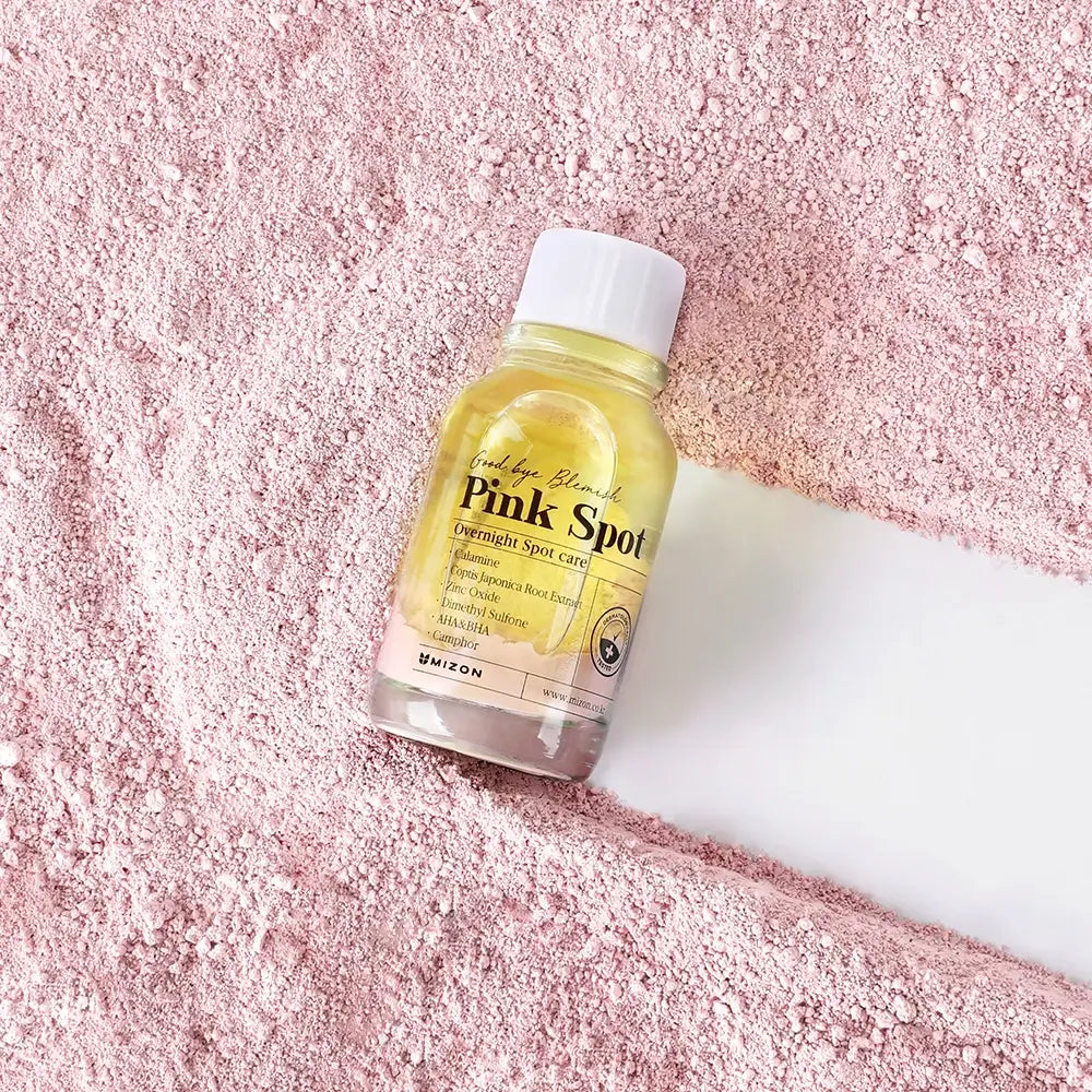 MIZON Good Bye Blemish Pink Spot - Gesichtsserum mit AHA- und Salicylsäure (BHA) zur Behandlung von Hautunreinheiten und zur Beruhigung akneanfälliger Haut - 19 ml