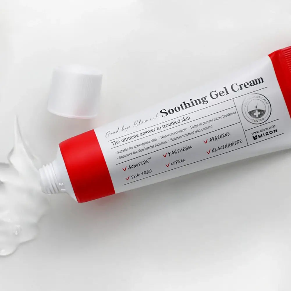 MIZON Good Bye Blemish Soothing Gel Cream - hautberuhigendes Gel mit Salicylsäure und Panthenol zur Reduzierung von Akneausbrüchen - 55 ml