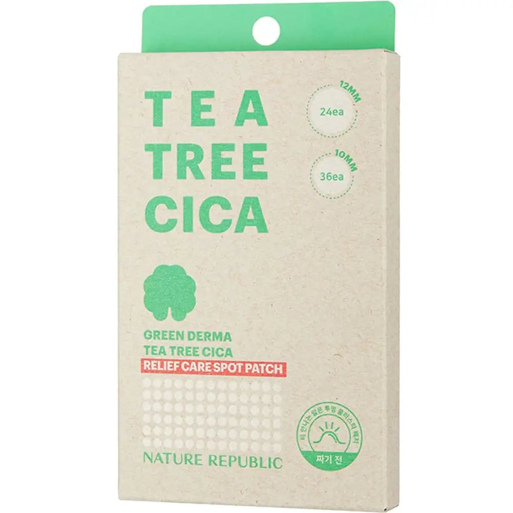 Green Derma Teebaum Cica Relief Care Spot Akne-Pflaster 60 Stk