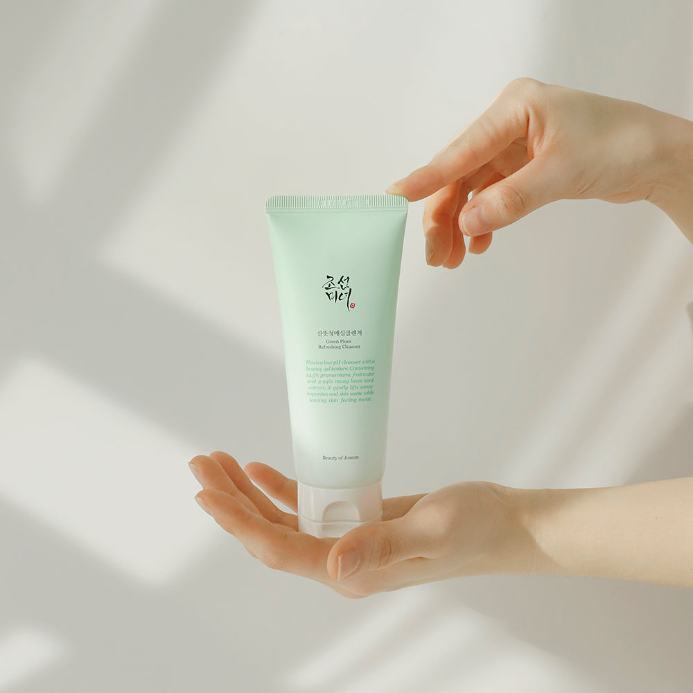 BEAUTY OF JOSEON Grüner Pflaumen-Reinigungs-Gel, formuliert mit Pflaumensamen-Extrakt und Mungbohnen-Extrakt, der zur Reinigung des Gesichts und zur Aufrechterhaltung der natürlichen Hautbarriere beiträgt - 100 ml