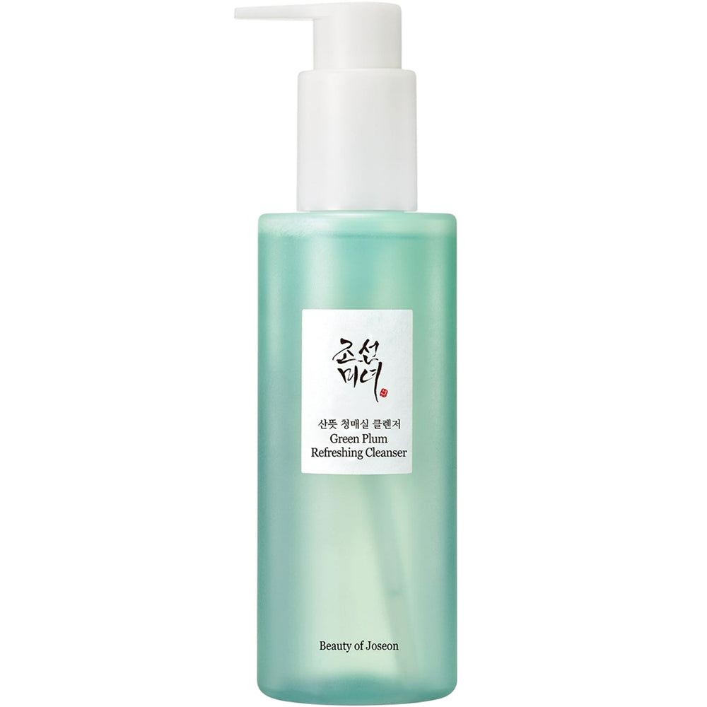 BEAUTY OF JOSEON Green Plum Refreshing Cleanser - Reinigungsgel formuliert mit Prunus Mume Fruchtwasser und grünem Tee Extrakt, der hilft, Unreinheiten und überschüssigen Talg zu entfernen und den Hautkomfort zu erhalten - 200 ml