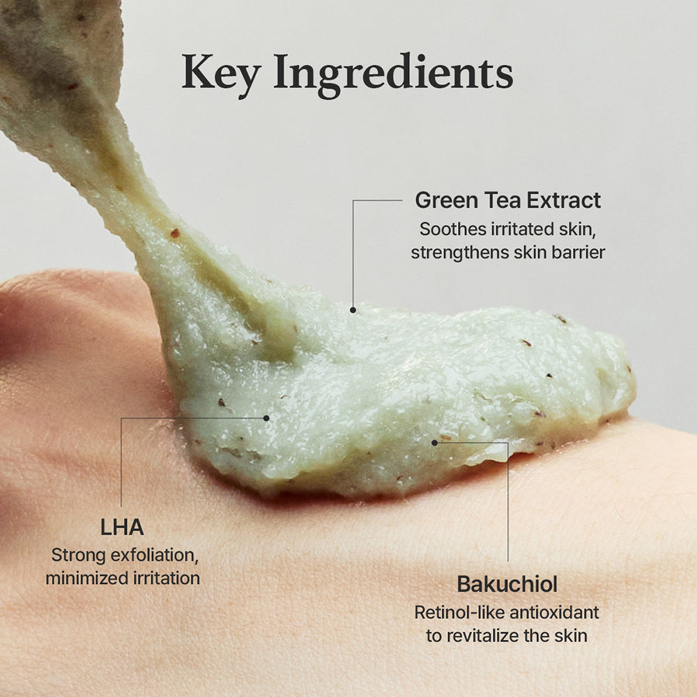 ARENCIA Grüner Tee + LHA Tiefenreinigender Reis-Gesichtsreiniger, 150 g