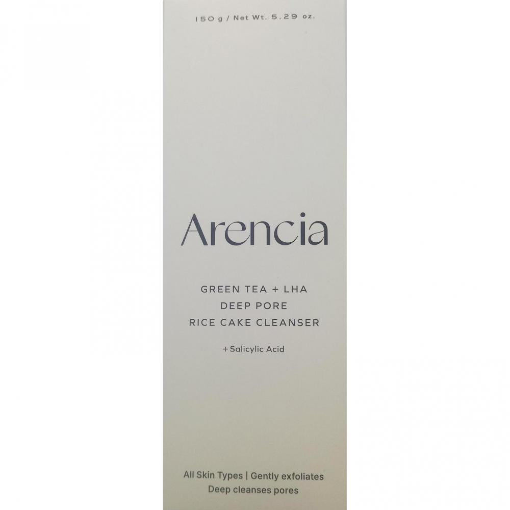 ARENCIA Grüner Tee + LHA Tiefenreinigender Reis-Gesichtsreiniger, 150 g