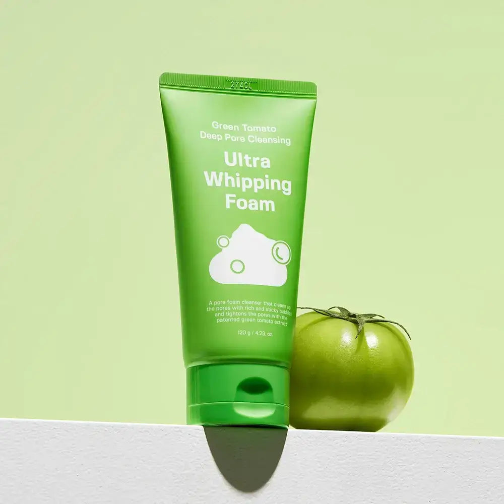 SUNGBOON EDITOR Grüne Tomate Reinigungsschaum Ultra - Tiefenreinigung & Porenverfeinerung, 120g