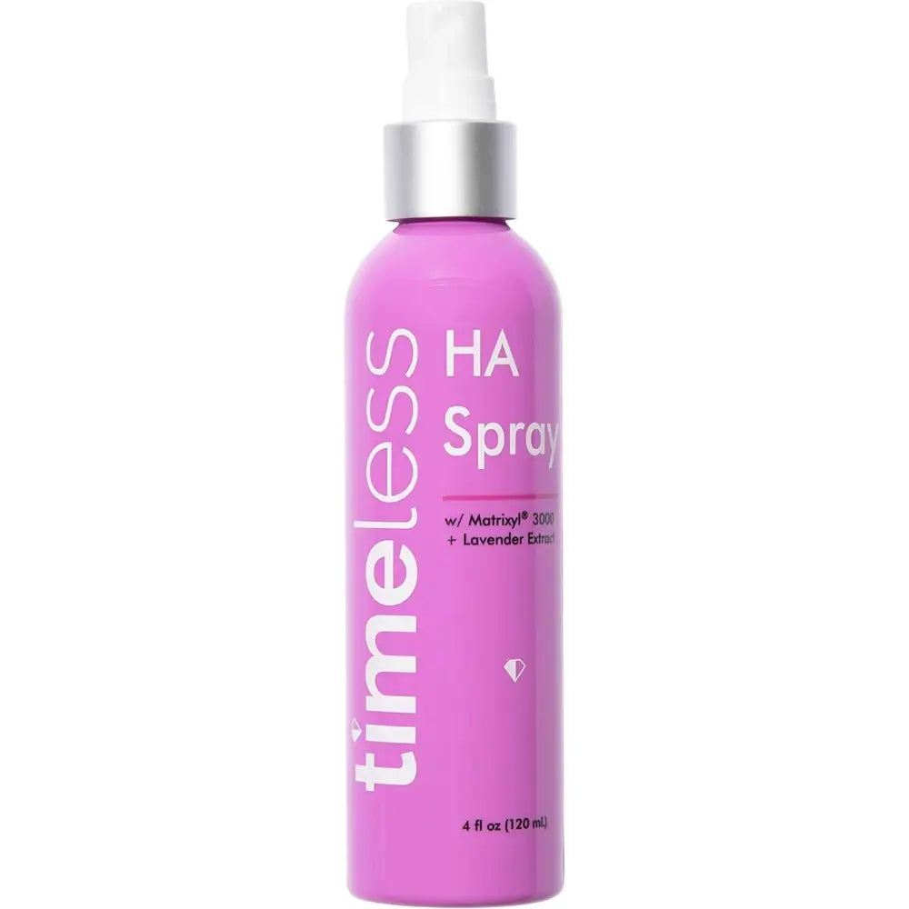 Timeless Skin Care Matrixyl 3000 Spray mit Lavendel - Feuchtigkeitsspendendes Anti-Falten-Spray mit Hyaluronsäure und beruhigender Wirkung, 120 ml