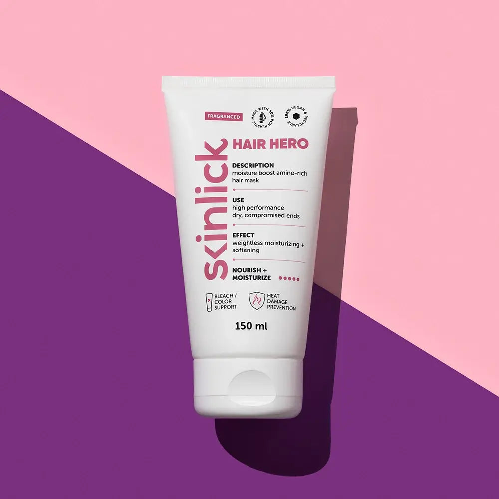 SKINLICK Hair Hero - Haarpflege-Maske mit Amodimethicon und Alanin zur Stärkung des Haares und zur Erhaltung der Farbintensität - 150 ml