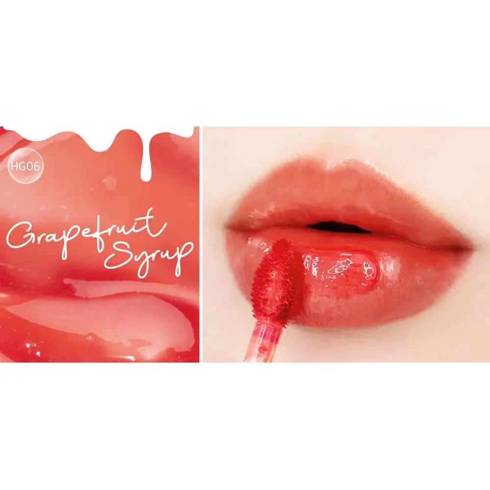 BLACK ROUGE Half N Half Water Glow Lippenstift HG06 Grapefruit Syrup - Intensive Feuchtigkeit und Volumen, 4,5 g