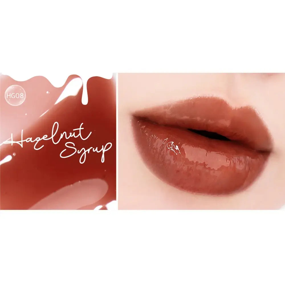BLACK ROUGE Half N Half Water Glow 2 - Flüssiger Lippenstift mit Squalan und natürlichen Weichmachern, der zur Feuchtigkeitspflege der Lippen beiträgt und den Komfort auf den Lippen aufrechterhält - 3,5 gr - HG08 Hazelnut Syrup