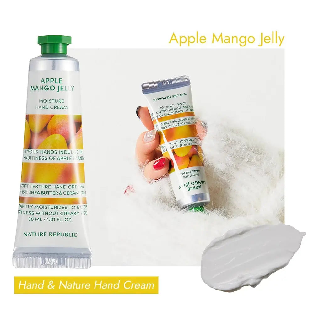 Hand und Natur Apfel Mango Gelly Handcreme nährender Handcreme 30 ml