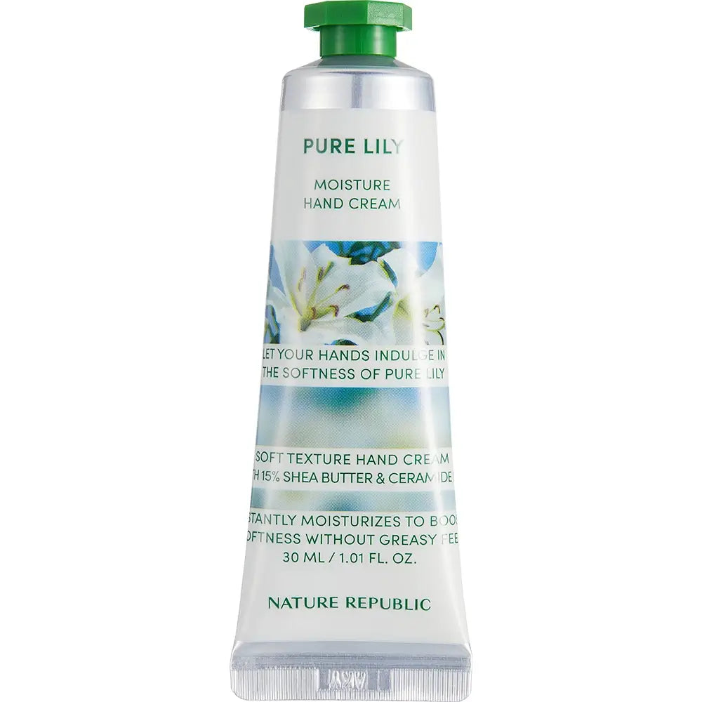 Hand und Natur Reine Lilie Feuchtigkeitsspendende Handcreme 30 ml