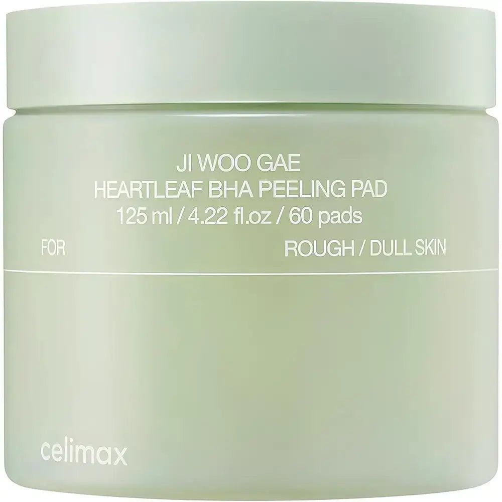 CELIMAX Heartleaf dischete exfoliante BHA - sanfte Peeling und intensive Feuchtigkeit, 60 Stk.
