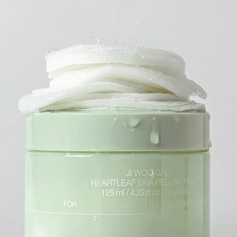 CELIMAX Heartleaf dischete exfoliante BHA - sanfte Peeling und intensive Feuchtigkeit, 60 Stk.
