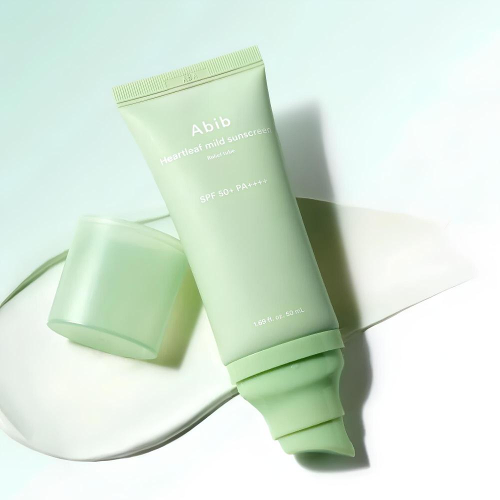 ABIB Heartleaf Mild Sunscreen Relief Tube SPF50+ PA++++