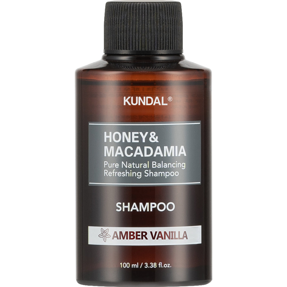 KUNDAL Honey & Macadamia Nature Shampoo - Shampoo mit Honig und Macadamiaöl für sanfte Kopfhautreinigung und Haarpflege - 100 ml